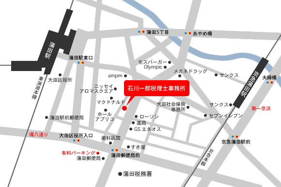 イラスト：アクセスマップ